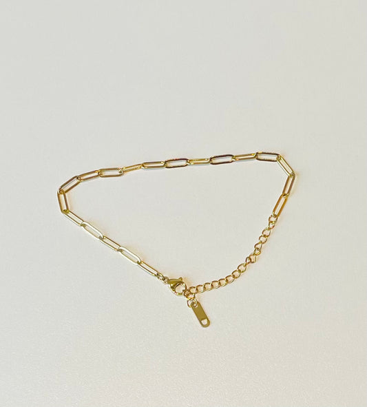 Bella Chain Bracelet-18K Gold Plated