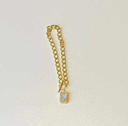 Celine Chain Bracelet-18K Gold Plated